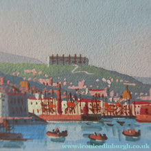 Load image into Gallery viewer, 1850s Antique PAIR OF Paintings of Naples and Vesusivus Erupting
