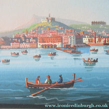 Load image into Gallery viewer, 1850s Antique PAIR OF Paintings of Naples and Vesusivus Erupting
