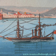 Load image into Gallery viewer, 1850s Antique PAIR OF Paintings of Naples and Vesusivus Erupting
