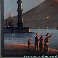 Load image into Gallery viewer, 1850s Antique PAIR OF Paintings of Naples and Vesusivus Erupting
