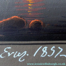 Load image into Gallery viewer, 1850s Antique PAIR OF Paintings of Naples and Vesusivus Erupting
