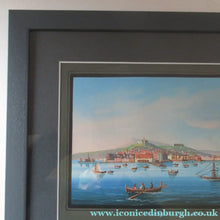 Load image into Gallery viewer, 1850s Antique PAIR OF Paintings of Naples and Vesusivus Erupting
