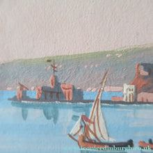 Load image into Gallery viewer, 1850s Antique PAIR OF Paintings of Naples and Vesusivus Erupting
