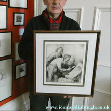 Load image into Gallery viewer, 1920s Percy Lancaster Three Print Connoisseures Limited Edition Etching. Pencil Signed
