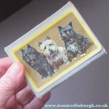 Load image into Gallery viewer, 1930s Art Deco Playing Cards with Terriers on the Back of Each
