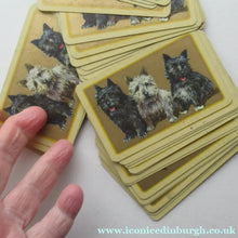 Load image into Gallery viewer, 1930s Art Deco Playing Cards with Terriers on the Back of Each
