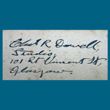 Load image into Gallery viewer, SCOTTISH ART: Charles Rennie Dowell ( 1867 - 1935). Four Little Watercolour Illustrations Relating to the Race for the North Pole in 1909
