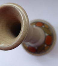 Load image into Gallery viewer, 1970s POOLE POTTERY Vase OLYMPUS with Rare Stylised Seville Oranges Pattern
