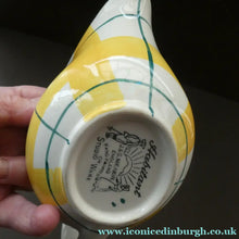 Load image into Gallery viewer, Popular 1950s Gravy Boat Plus Underplate. Attractive Yellow HABITANT Pattern by Meakin
