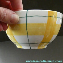 Load image into Gallery viewer, Popular 1950s Milk Jug (&amp; wee underplate) and Open Sugar Bowl. Attractive Yellow HABITANT Pattern by Meakin
