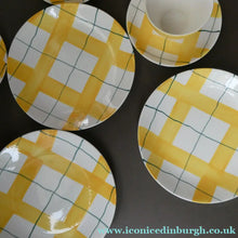Load image into Gallery viewer, Popular 1950s THREE Trios. Attractive Yellow HABITANT Pattern by Meakin
