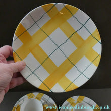 Load image into Gallery viewer, Popular 1950s THREE Trios. Attractive Yellow HABITANT Pattern by Meakin
