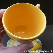 Load image into Gallery viewer, Popular 1950s Pair of Trios. Attractive Yellow HABITANT Pattern by Meakin Media 1 of 13
