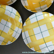 Load image into Gallery viewer, Popular 1950s Pair of Trios. Attractive Yellow HABITANT Pattern by Meakin Media 1 of 13
