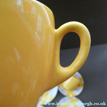 Load image into Gallery viewer, Popular 1950s Pair of Trios. Attractive Yellow HABITANT Pattern by Meakin Media 1 of 13
