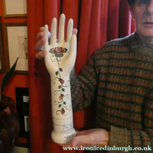 Load image into Gallery viewer, 1971 General Porcelain USA Porcelain Glove Mould 1971. Hand Painted
