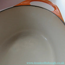 Load image into Gallery viewer, Pre-loved Le Crueset Doufeu Large Lidded Casserole Pot. Volcano Orange
