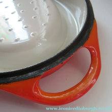 Load image into Gallery viewer, Pre-loved Le Crueset Doufeu Large Lidded Casserole Pot. Volcano Orange
