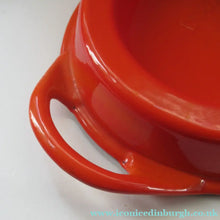 Load image into Gallery viewer, Pre-loved Le Crueset Doufeu Large Lidded Casserole Pot. Volcano Orange

