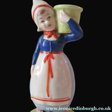 Load image into Gallery viewer, Dutch Boy and Girl Pair of Art Deco Candlesticks
