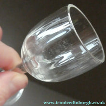 Load image into Gallery viewer, Pretty Set of Six VINTAGE CRYSTAL Tiny Liqueur Glasses. Possibly Stuart Crystal
