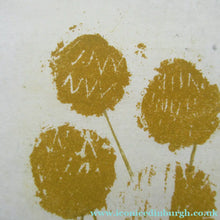 Load image into Gallery viewer, Pretty Vintage FRENCH Colour Etching. Artist's Edition. Titled: Fleurs Jaune. With indistinct pencil signature
