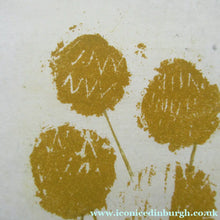 Load image into Gallery viewer, Pretty Vintage FRENCH Colour Etching. Artist's Edition. Titled: Fleurs Jaune. With indistinct pencil signature
