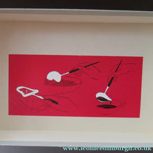 Load image into Gallery viewer, 1960s Norwegian Stainless Steel Cutlery Serving Set with Teak Handles

