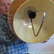 Load image into Gallery viewer, 1970s Prova BHS Guzzini Style Pendant Rise and Fall Light Shade
