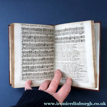 Load image into Gallery viewer, Published 1818. Rare GEORGIAN Scottish Music Book. The Miniature Museum of Scotch Songs. Volume One
