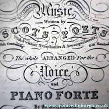 Load image into Gallery viewer, Published 1818. Rare GEORGIAN Scottish Music Book. The Miniature Museum of Scotch Songs. Volume One
