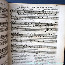 Load image into Gallery viewer, Published 1818. Rare GEORGIAN Scottish Music Book. The Miniature Museum of Scotch Songs. Volume One
