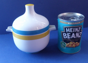 1960s ROSENTHAL Studio Line Lidded Bowl. Rare PUNKTAL Design by Wolf Karnagels
