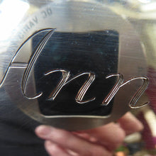 Load image into Gallery viewer, 1930s Large Size SOLID SILVER Quaich. Stylish Deco Shape in Original Box. Hallmarked 1936 and Inscribed &quot;Ann&quot; on the side
