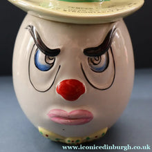 Load image into Gallery viewer, Quirky 1950s Coin Bank SWEAR BOX. Comical man with Two Expressive Faces
