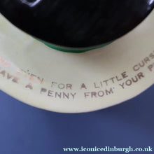 Load image into Gallery viewer, Quirky 1950s Coin Bank SWEAR BOX. Comical man with Two Expressive Faces
