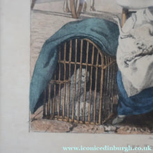 Load image into Gallery viewer, RARE 1820s Hand-Coloured Lithograph by J.J. Chalon. "Les Tondeuses de Chiens"

