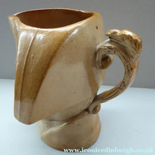 Load image into Gallery viewer, 1850s LARGE Stephen Green Pottery Lambeth Stoneware Jug Featuring the Bust of Napoleon Bonaparte. 7 inches
