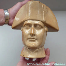 Load image into Gallery viewer, 1850s LARGE Stephen Green Pottery Lambeth Stoneware Jug Featuring the Bust of Napoleon Bonaparte. 7 inches
