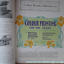 Load image into Gallery viewer, RARE 1905 ART MAGAZINE. The Modern Lithographer. Published London April 1905; Includes Genuine Art Nouveau Lithograph
