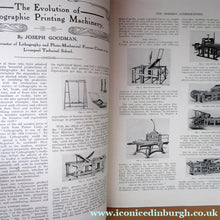 Load image into Gallery viewer, RARE 1905 ART MAGAZINE. The Modern Lithographer. Published London April 1905; Includes Genuine Art Nouveau Lithograph
