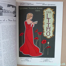 Load image into Gallery viewer, RARE 1905 ART MAGAZINE. The Modern Lithographer. Published London January 1905; Includes Genuine Art Nouveau Lithograph
