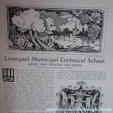 Load image into Gallery viewer, RARE 1905 ART MAGAZINE. The Modern Lithographer. Published London July 1905; Includes Genuine Art Nouveau Lithograph
