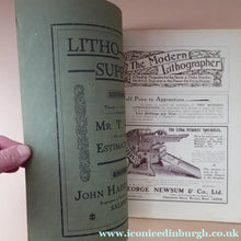 Load image into Gallery viewer, RARE 1905 ART MAGAZINE. The Modern Lithographer. Published London June 1905; Includes Genuine Art Nouveau Lithograph
