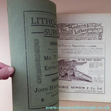 Load image into Gallery viewer, RARE 1905 ART MAGAZINE. The Modern Lithographer. Published London June 1905; Includes Genuine Art Nouveau Lithograph

