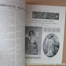 Load image into Gallery viewer, RARE 1905 ART MAGAZINE. The Modern Lithographer. Published London June 1905; Includes Genuine Art Nouveau Lithograph
