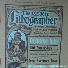 Load image into Gallery viewer, RARE 1905 ART MAGAZINE. The Modern Lithographer. Published London June 1905; Includes Genuine Art Nouveau Lithograph
