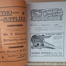 Load image into Gallery viewer, RARE 1905 ART MAGAZINE. The Modern Lithographer. Published London Sept 1905; Includes Genuine Art Nouveau Lithograph
