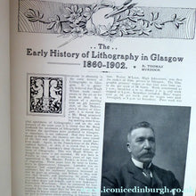 Load image into Gallery viewer, RARE 1906 ART MAGAZINE. The Modern Lithographer. Published London February 1906; Includes Genuine Art Nouveau Lithograph
