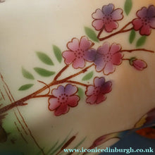 Load image into Gallery viewer, 1920s Art Deco Czech Glass Lamp with Oriental Motifs

